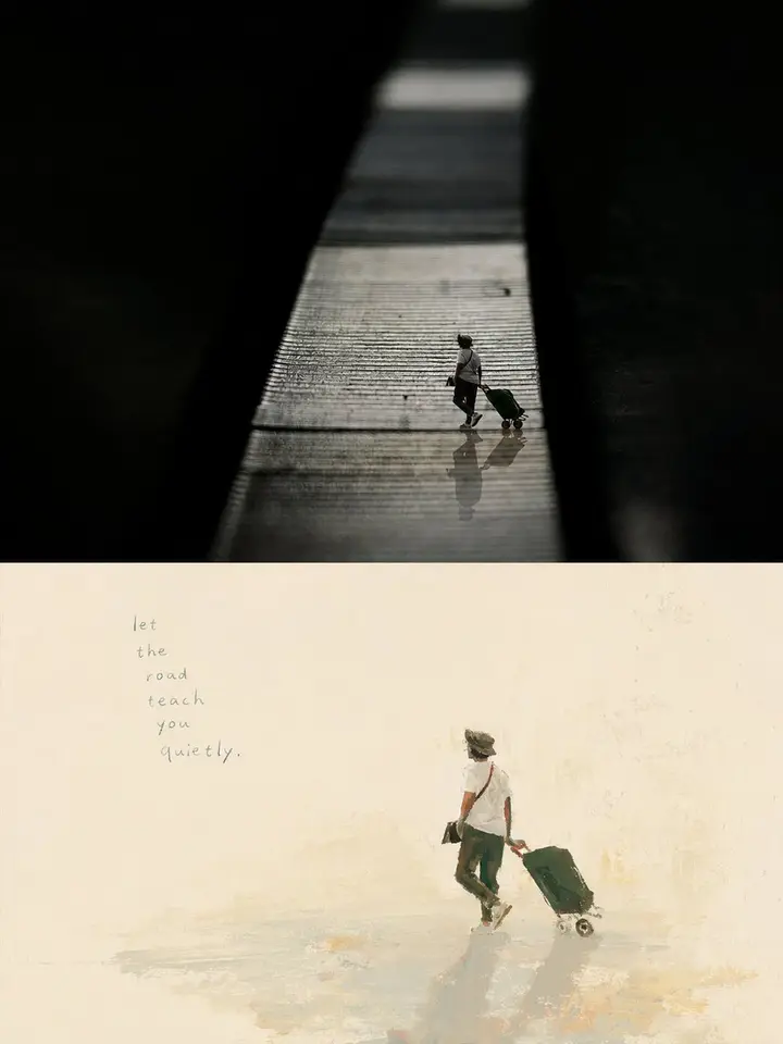Artistic Memory Collage Poster, FIBO 2 example