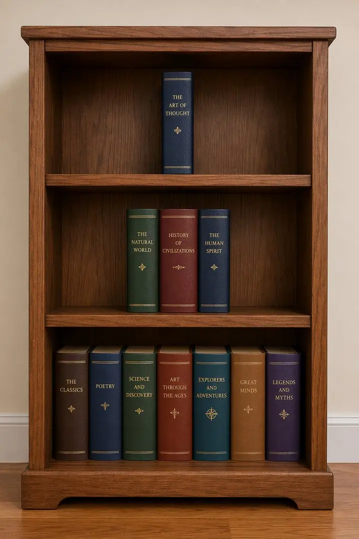 Bookshelf Logic and Spatial Reasoning, FIBO 2 example