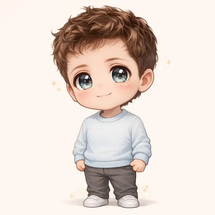 Chibi-Style Character Transformation, FIBO 2 example