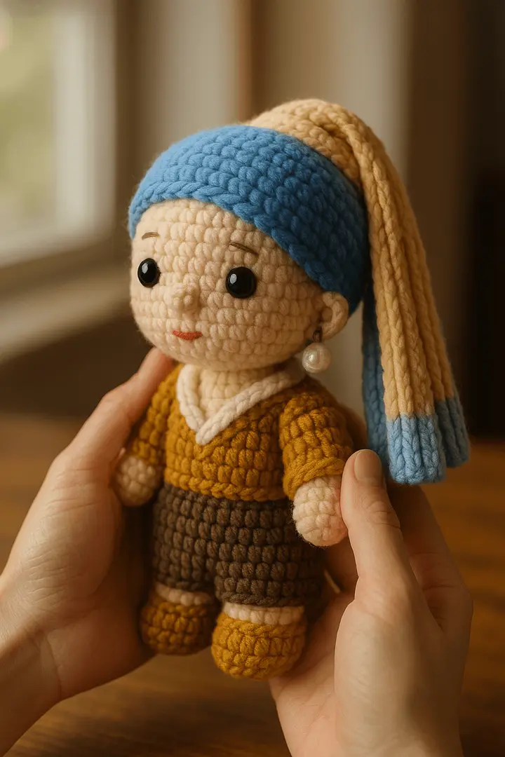 Cute and Cozy Knitted Doll, FIBO 2 example