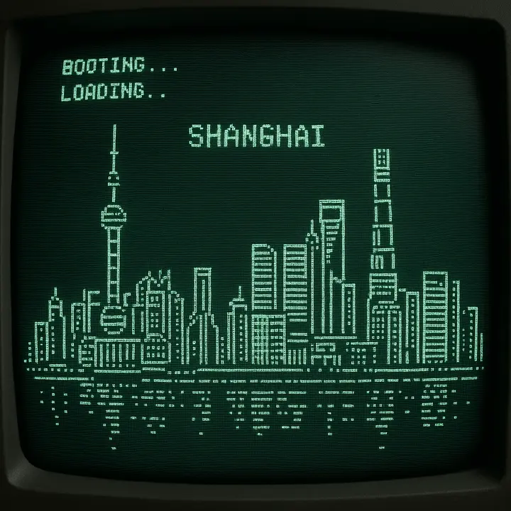 Retro CRT Computer Boot Screen, FIBO 2 example