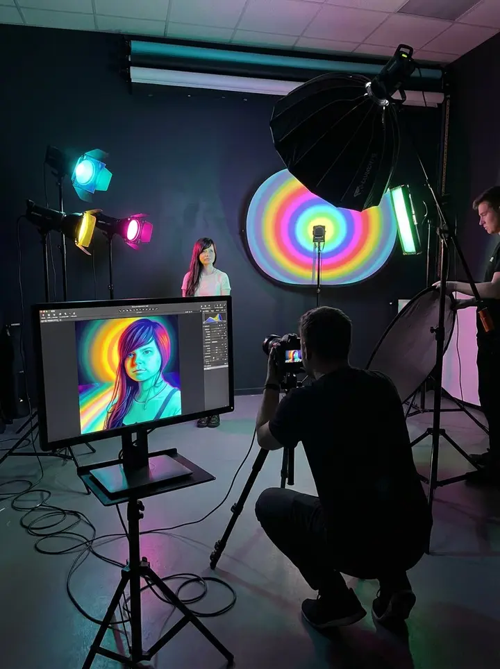 Reveal Behind-the-Scenes of Photo Creation, FIBO 2 example