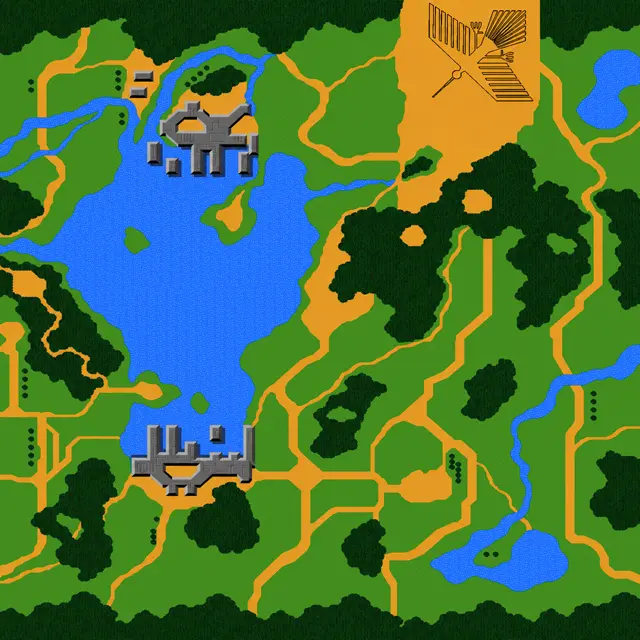 Seamless Retro Game Map Texture Generator, FIBO 2 example