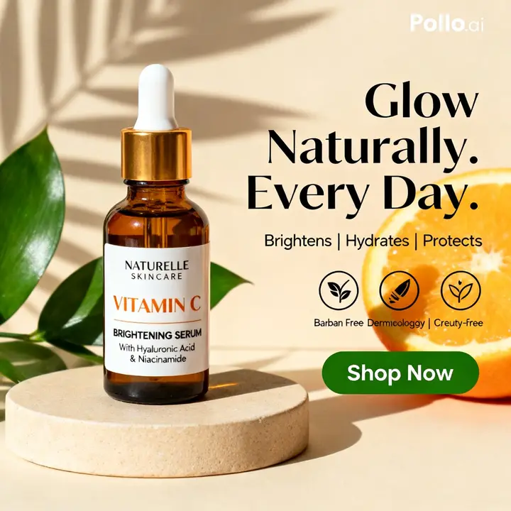 Vitamin C Skincare Ad, FIBO 2 example